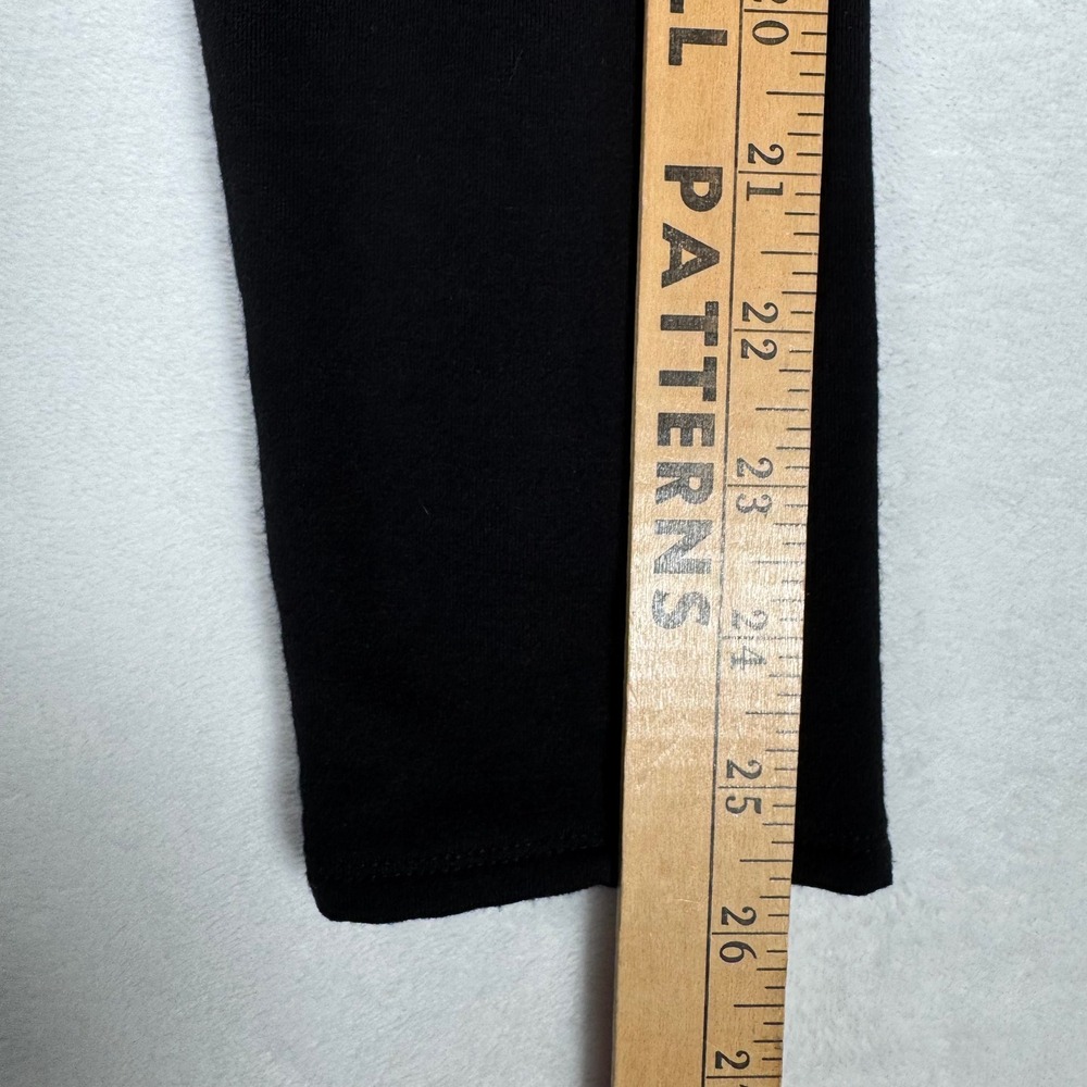 Chicos Zenergy Black V-Neck Sharkbite Hem Tunic Top Long Sleeve Size 2 L 12/14 - Picture 8 of 9